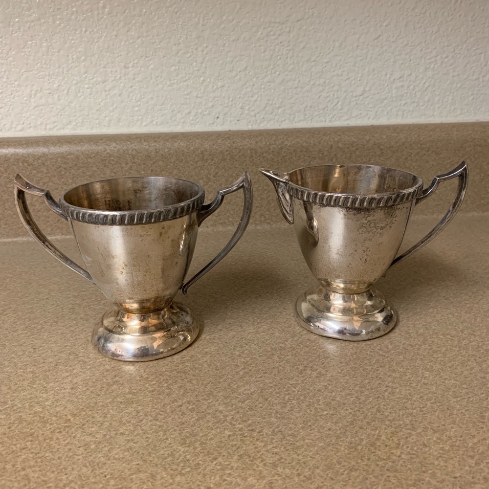 National cream and sugar set